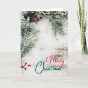 Carte de Noël - Vierge à l'intérieur - Ajouter un