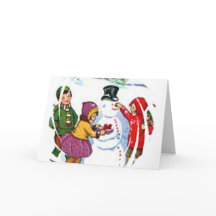 Carte de Noël Vintage