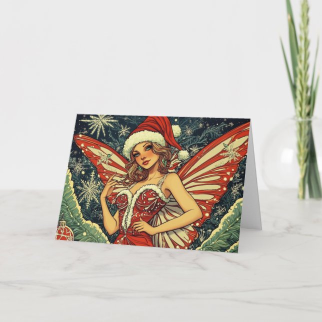 Carte de Noël Vintage (Devant)