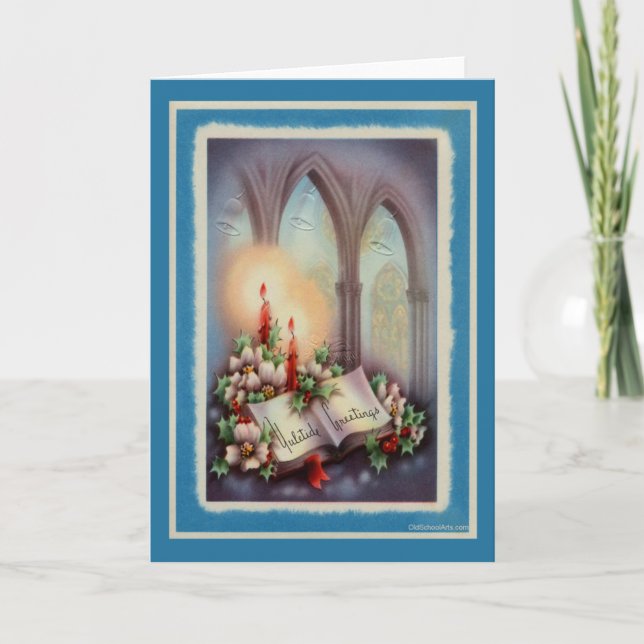 Carte de Noël Vintage (Devant)