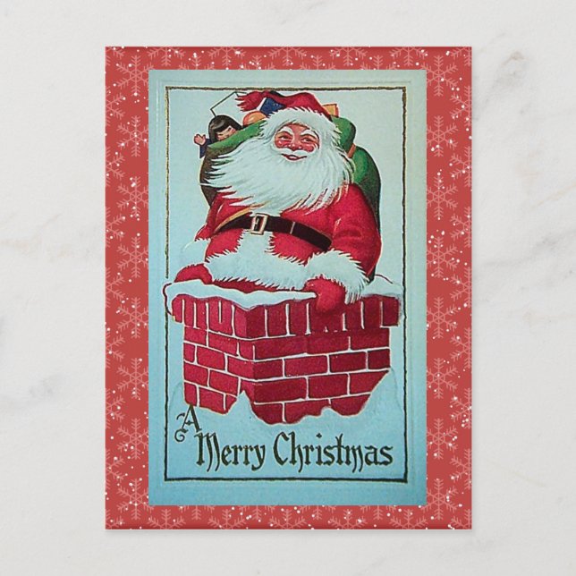 Carte de Noël vintage (Devant)