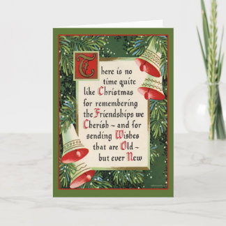 Carte de Noël Vintage