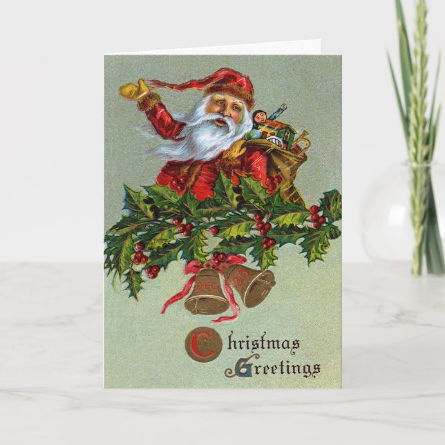 Carte de Noël Vintage (Devant)