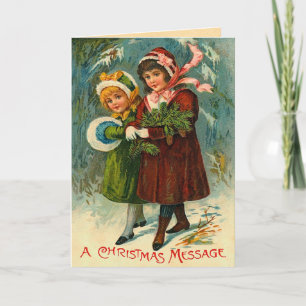 Carte de Noël Vintage