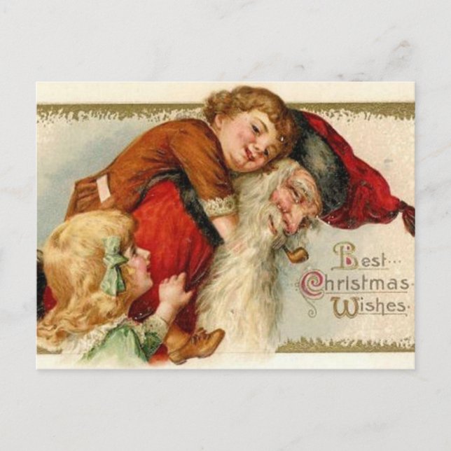 Carte de Noël vintage (Devant)