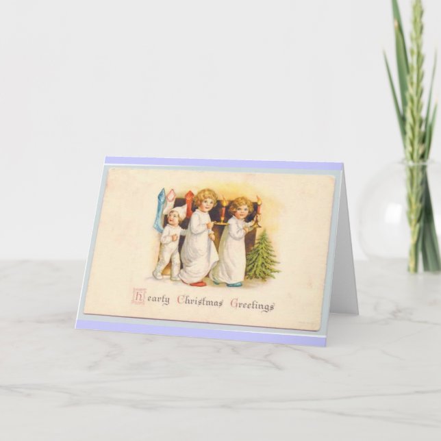 Carte de Noël Vintage (Devant)