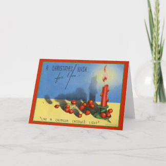 Carte de Noël Vintage