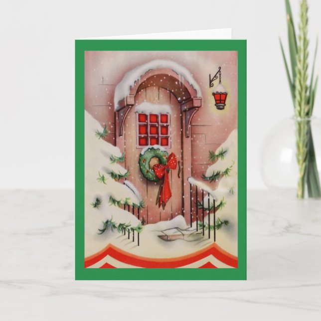Carte de Noël Vintage (Devant)