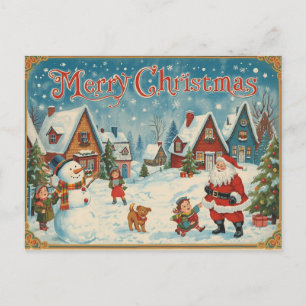 Carte de Noël vintage