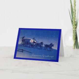 Carte de Noël Vintage