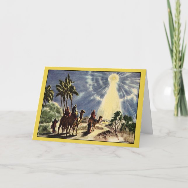 Carte de Noël Vintage (Devant)