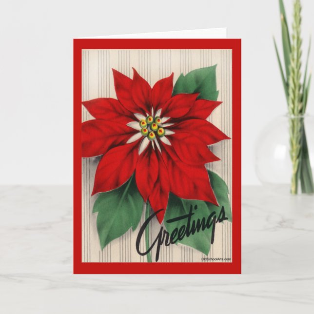Carte de Noël Vintage (Devant)