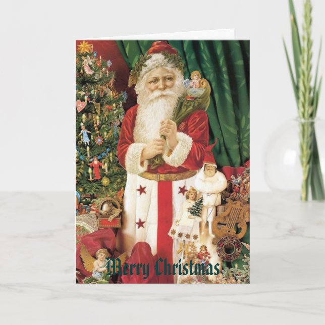 Carte de Noël Vintage (Devant)