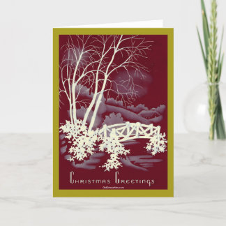 Carte de Noël Vintage