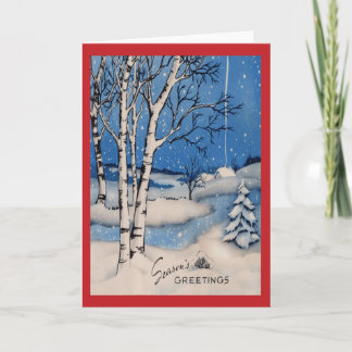 Carte de Noël Vintage