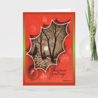 Carte de Noël Vintage
