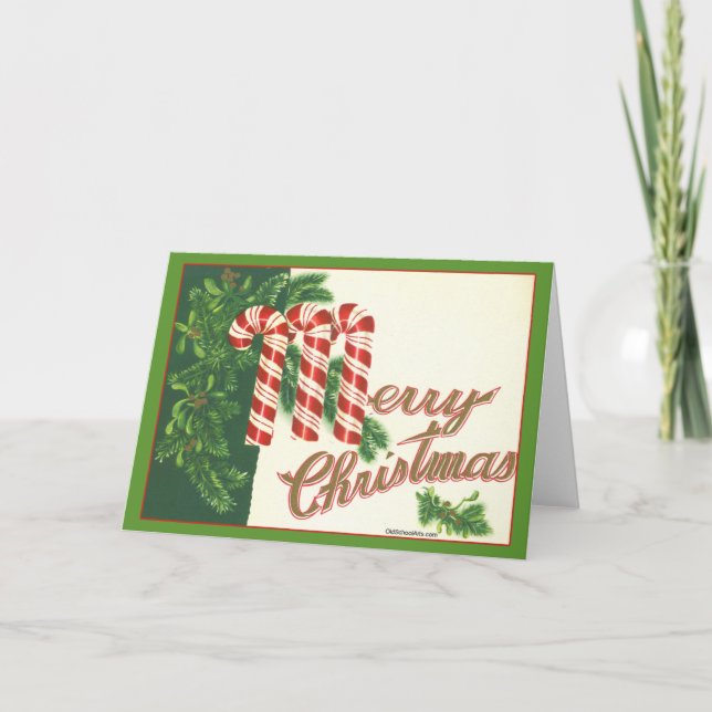 Carte de Noël Vintage (Devant)