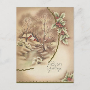 Carte de Noël Vintage