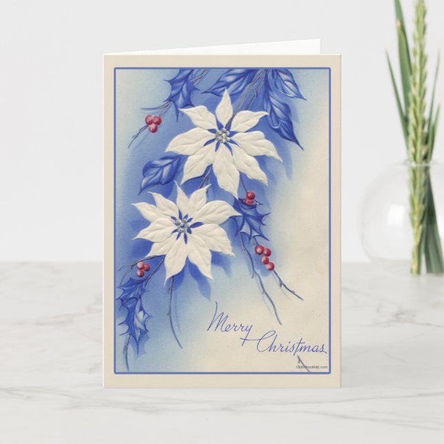 Carte de Noël Vintage (Devant)