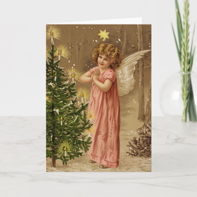 Carte de Noël Vintage (Devant)