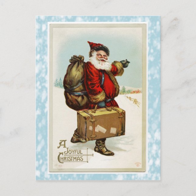 Carte de Noël vintage (Devant)