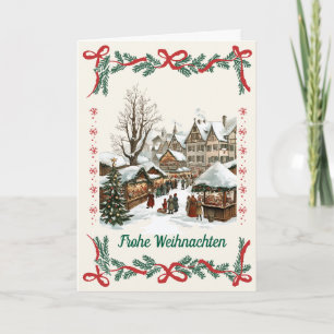 Carte de Noël vintage allemande