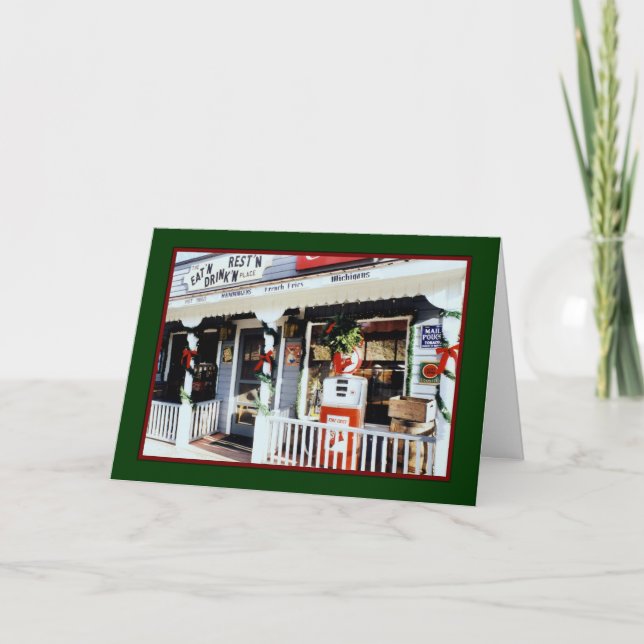 Carte de Noël 'Vintage Americana' - Noël (Devant)