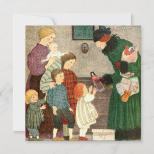 Carte de Noël Vintage   Christmas Spirit