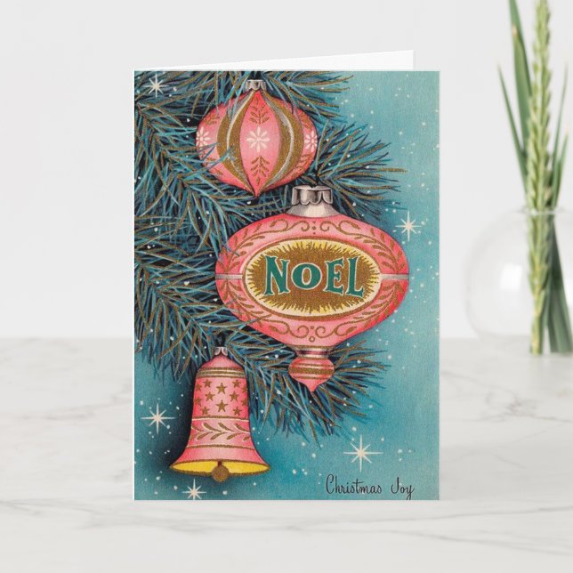 Carte de Noël vintage de Noel (Devant)