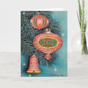 Carte de Noël vintage de Noel