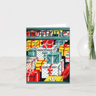 Carte de Noël vintage Fortune Magazine 1936