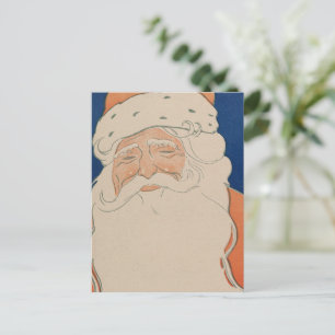 Carte de Noël Vintage   Happy Père Noël