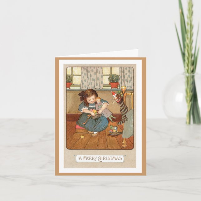 Carte de Noël vintage - Joyeux Noël (Devant)