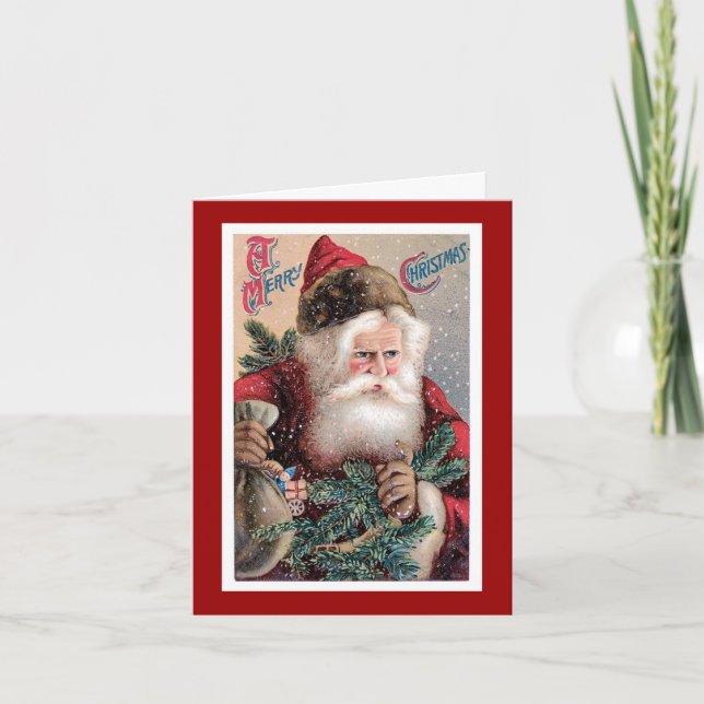 Carte de Noël vintage - Joyeux Noël (Devant)