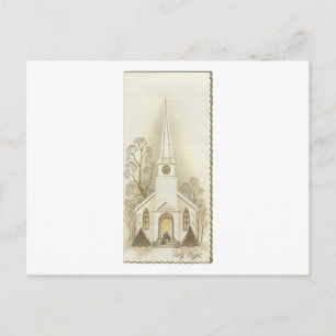 Carte de Noël vintage "Nuit Sainte"