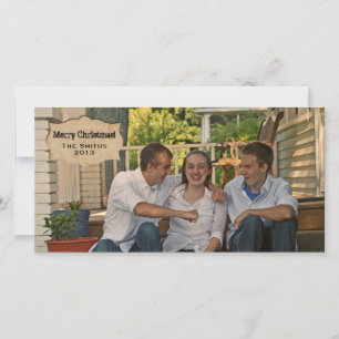 Carte de Noël vintage Parchemin