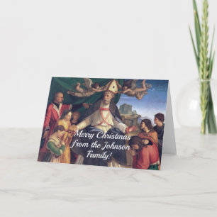 Carte de Noël Vintage personnalisable