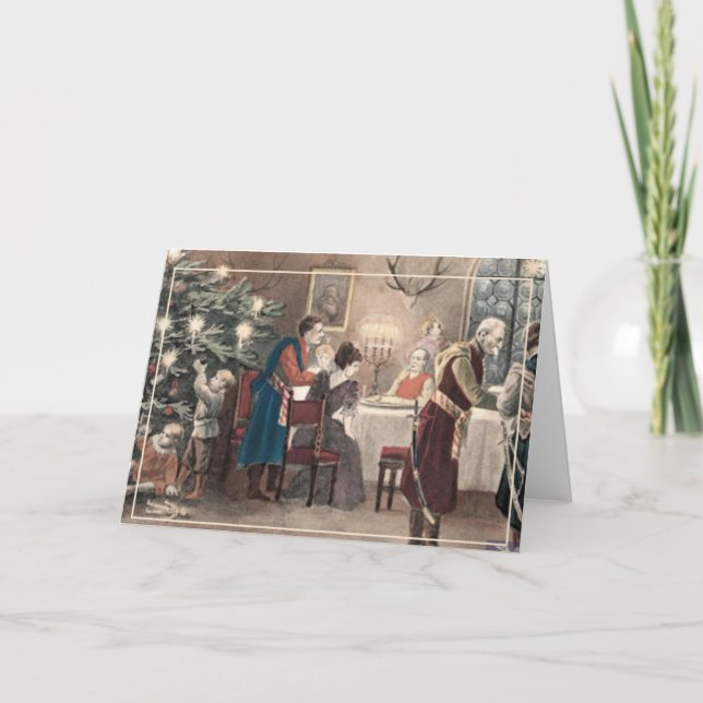 Carte de Noël vintage polonais (Devant)