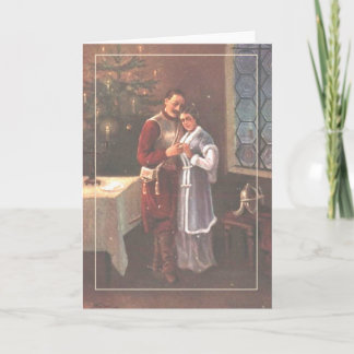 Carte de Noël vintage polonais