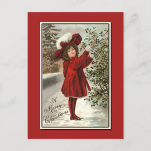 Carte de Noël Vintage Très Superbe
