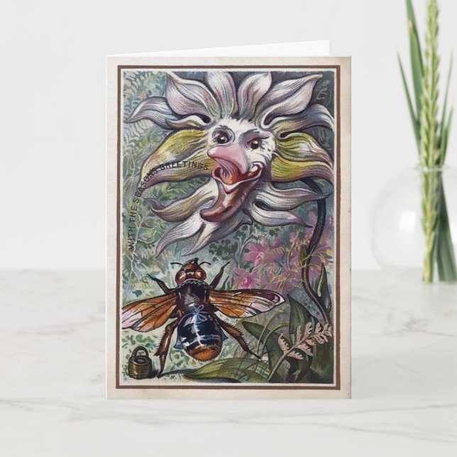 Carte de Noël vintage victorienne (Devant)