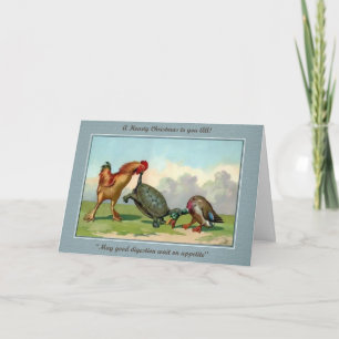 Carte de Noël vintage victorienne