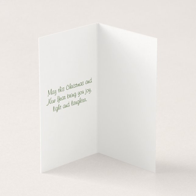 Carte de Noël voeux aux amoureux (Inside)