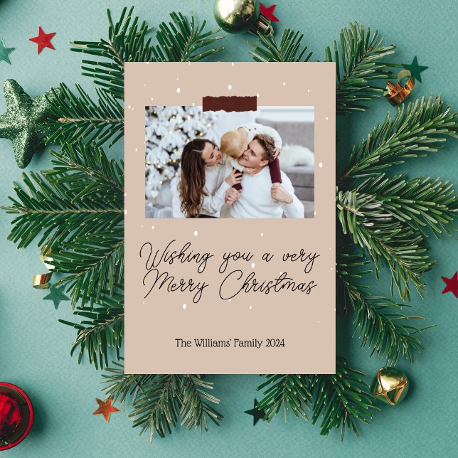 Carte de Noël vous souhaitant un Joyeux Noël  (Créateur téléchargé)