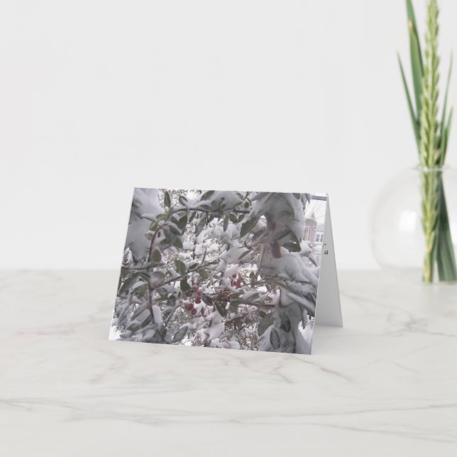 Carte de Noël Warm Winter Wire (Devant)