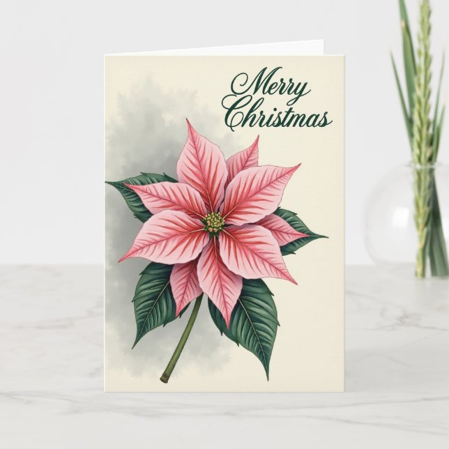 Carte de Noël Winter Bloom (Devant)