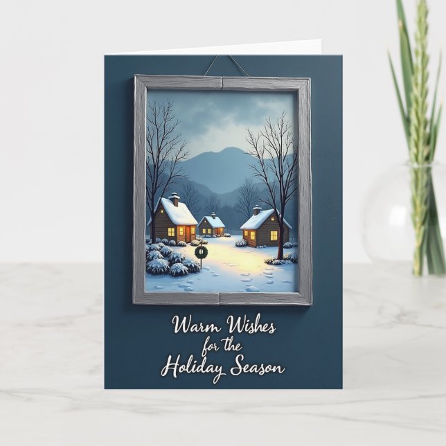 Carte de Noël Winter Glow (Devant)
