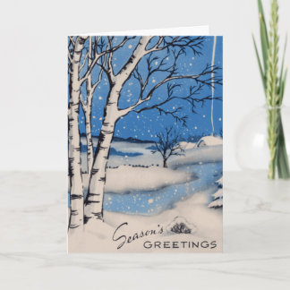 Carte de Noël Winter Wonderland