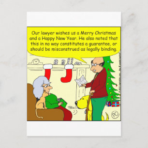 Carte de Noël x08 de notre avocat - dessin animé