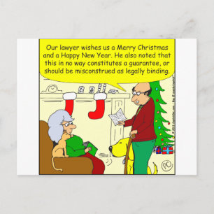 Carte de Noël x08 de notre avocat - dessin animé